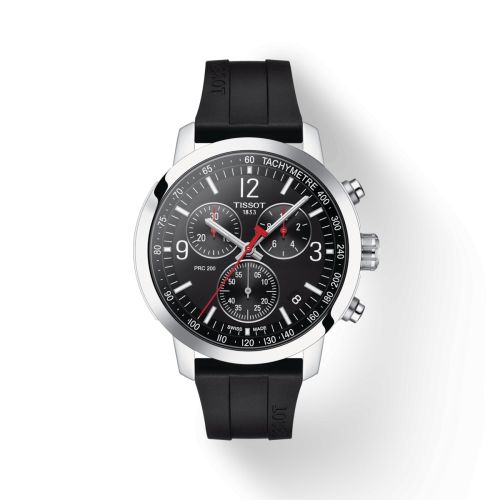 Tissot PRC 200 Quartz Chronograph Stainless Steel / Black